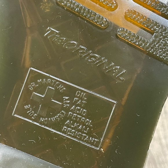 Dr. Martens Vegan 1460 Lace Up Boots Cherry Red Size 8 Women’s - Picture 12 of 14